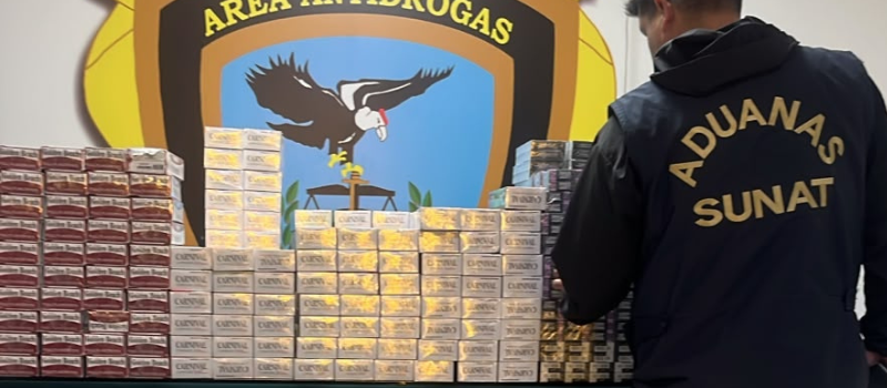 Arequipa: incautan más de 600 mil cigarrillos de contrabando en operativos realizados en mercadillos